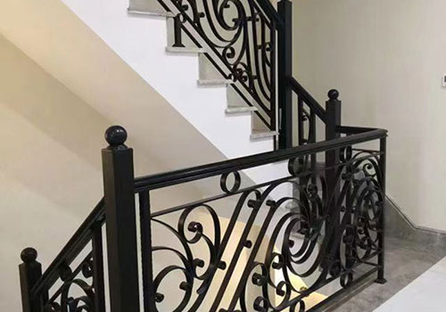 家庭裝修鐵藝樓梯定制裝飾效果圖