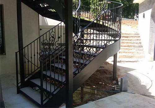 戶外樓梯定制裝修效果圖