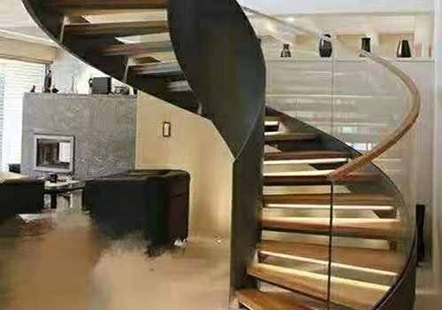 別墅?旋轉鋼木樓梯定制是怎樣的呢
