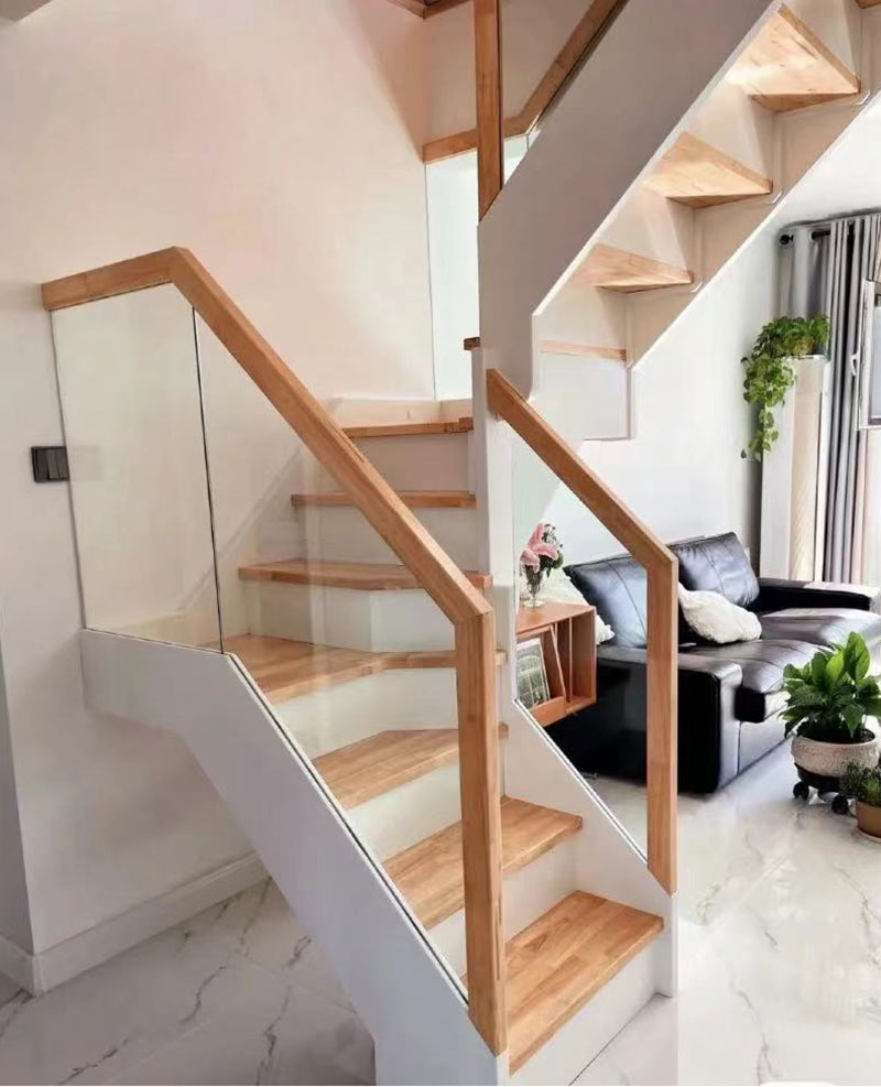 網紅輕奢風格玻璃樓梯