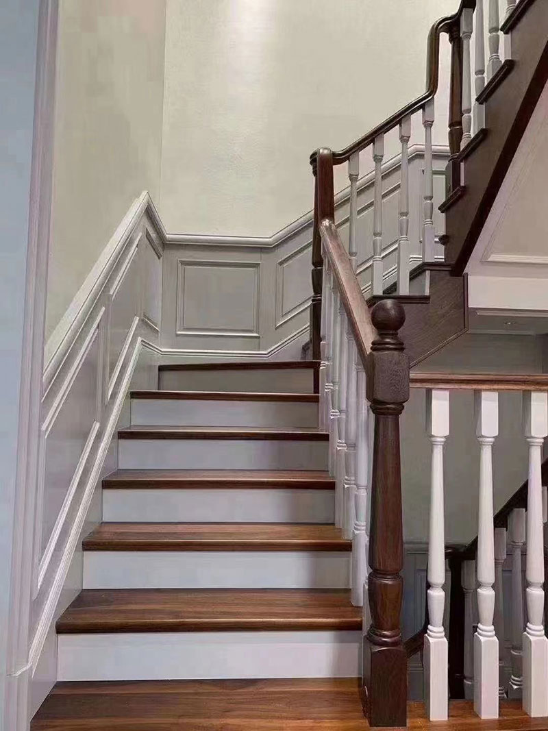 雅致輕奢別墅樓梯效果圖